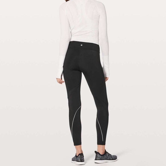 NEW LULULEMON Chasing Miles Tight MR 25" Leggings Nulux Fast Free Size 4 NWOT - Picture 2 of 14